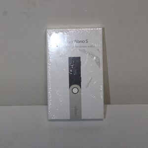 Ledger Nano S - Cryptocurrency hardware wallet.